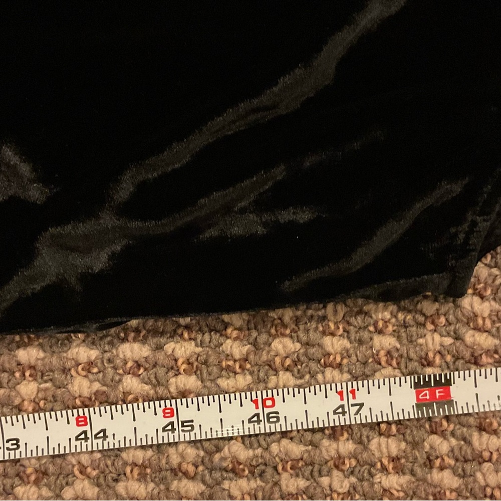 Johnny Was Black Velvet Maxi Dress - Picture 9 of 16